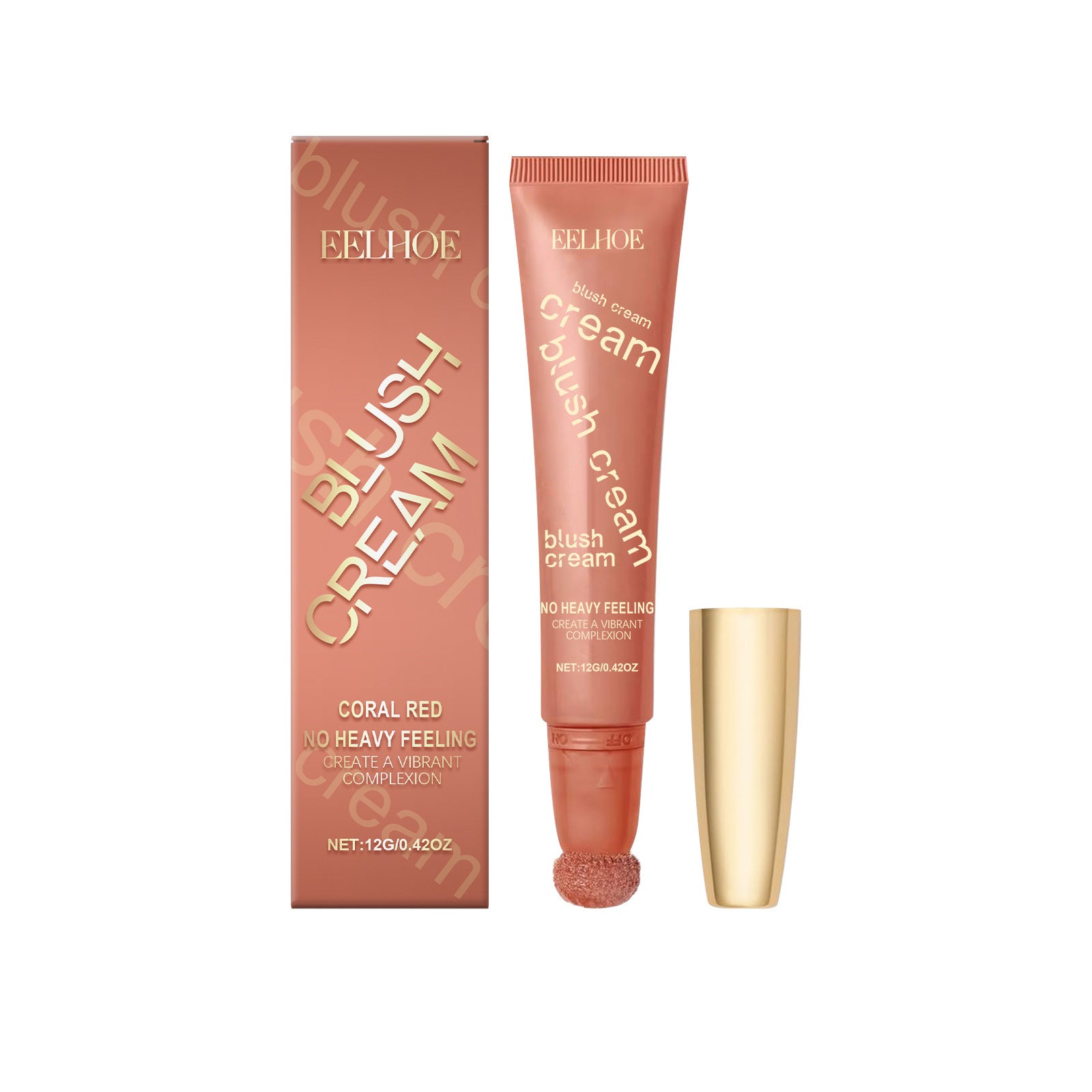 Shimmer Cream Blush For Face Natural Glow, Long-lasting, Contour-enhancing