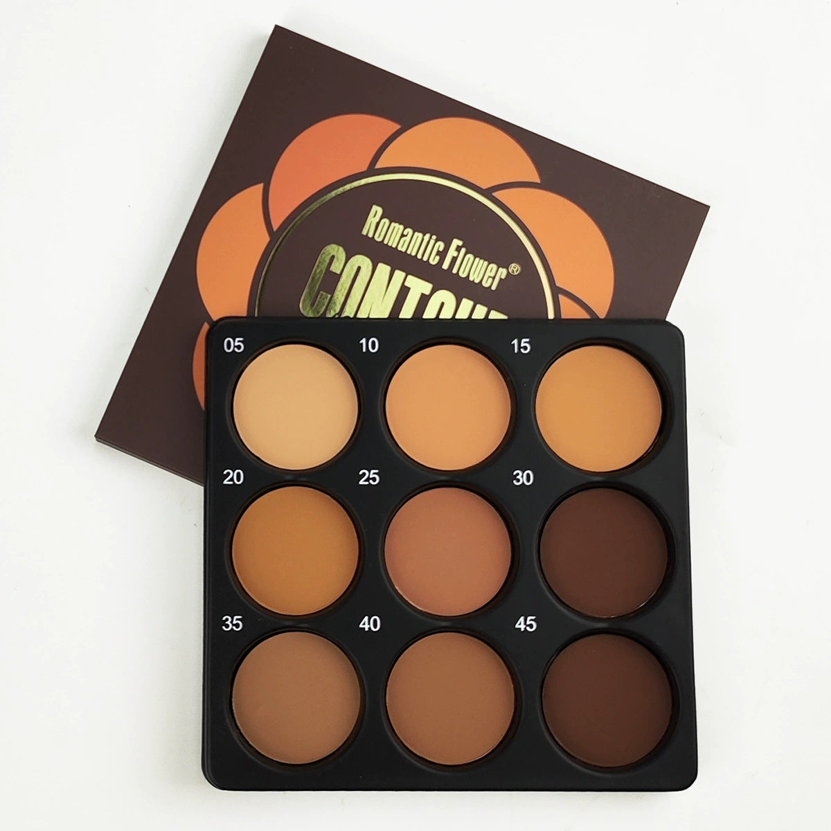 9 Colors Dark Matte Waterproof Long-lasting Natural Makeup Palette