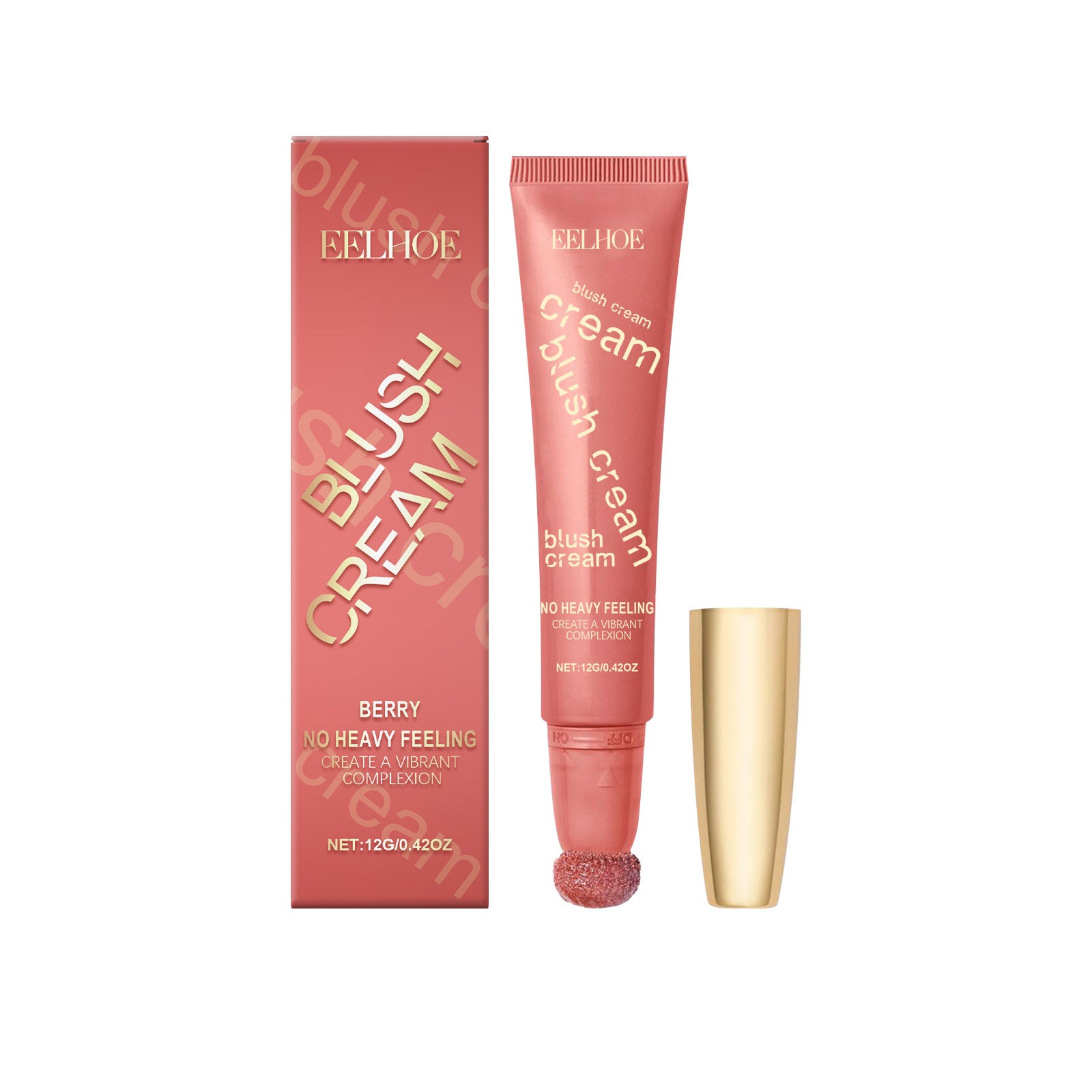 Shimmer Cream Blush For Face Natural Glow, Long-lasting, Contour-enhancing