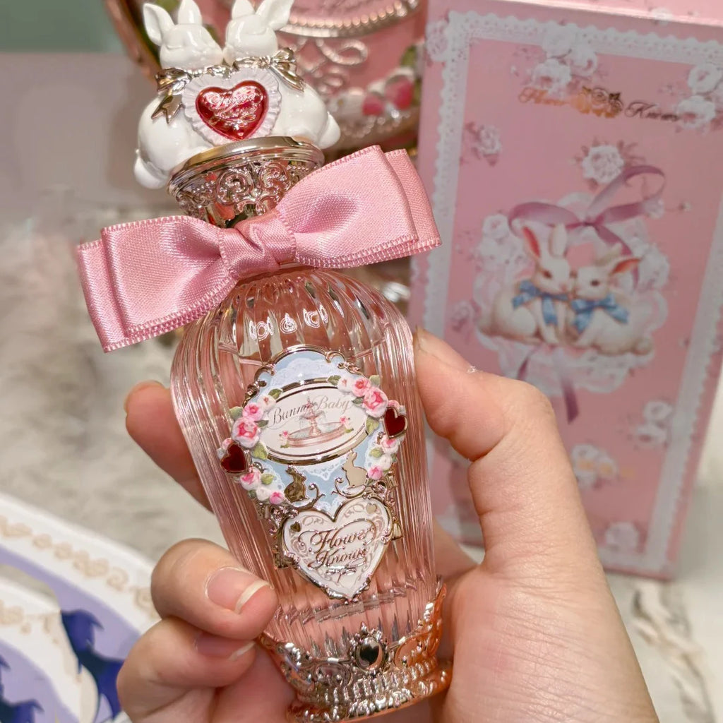 Flower Knows Bunny Garden Perfume Sweet Floral Long Lasting Fragrance for Women Cute Aesthetic Light Fresh Scent Daily Wear