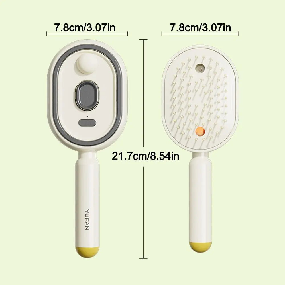 Durable Electric Hair Care Spray Massage Comb Anti-static Self-cleaning Spray Airbag Combs Hair Oil Applicator Gifts