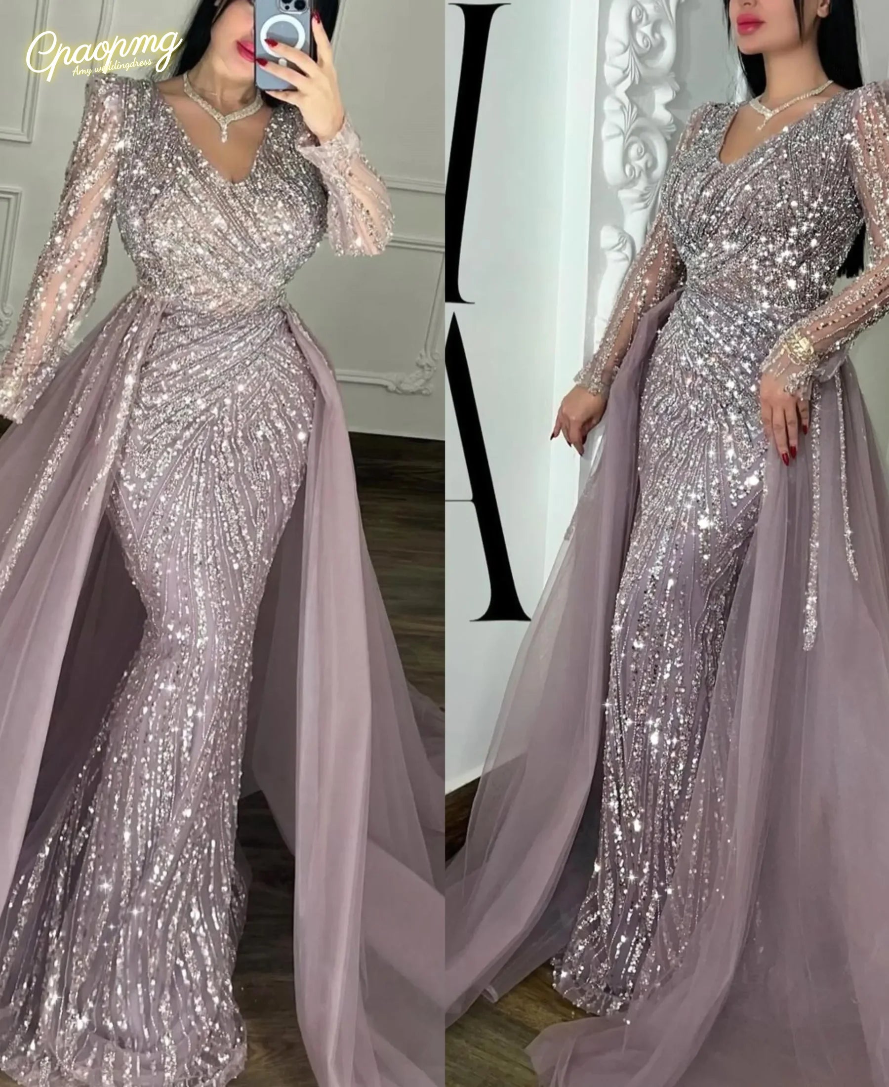 SOIR IMPERIAL-ROBE DE SOIREE- LUXURY DRESS