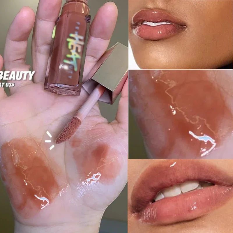 Fenty Beauty Transparent Lip Glaze Color Mirror Shine Glitter Lip Gloss Balm Sexy Lip Plumper Cosmetics Makeup Liquid Lipstick