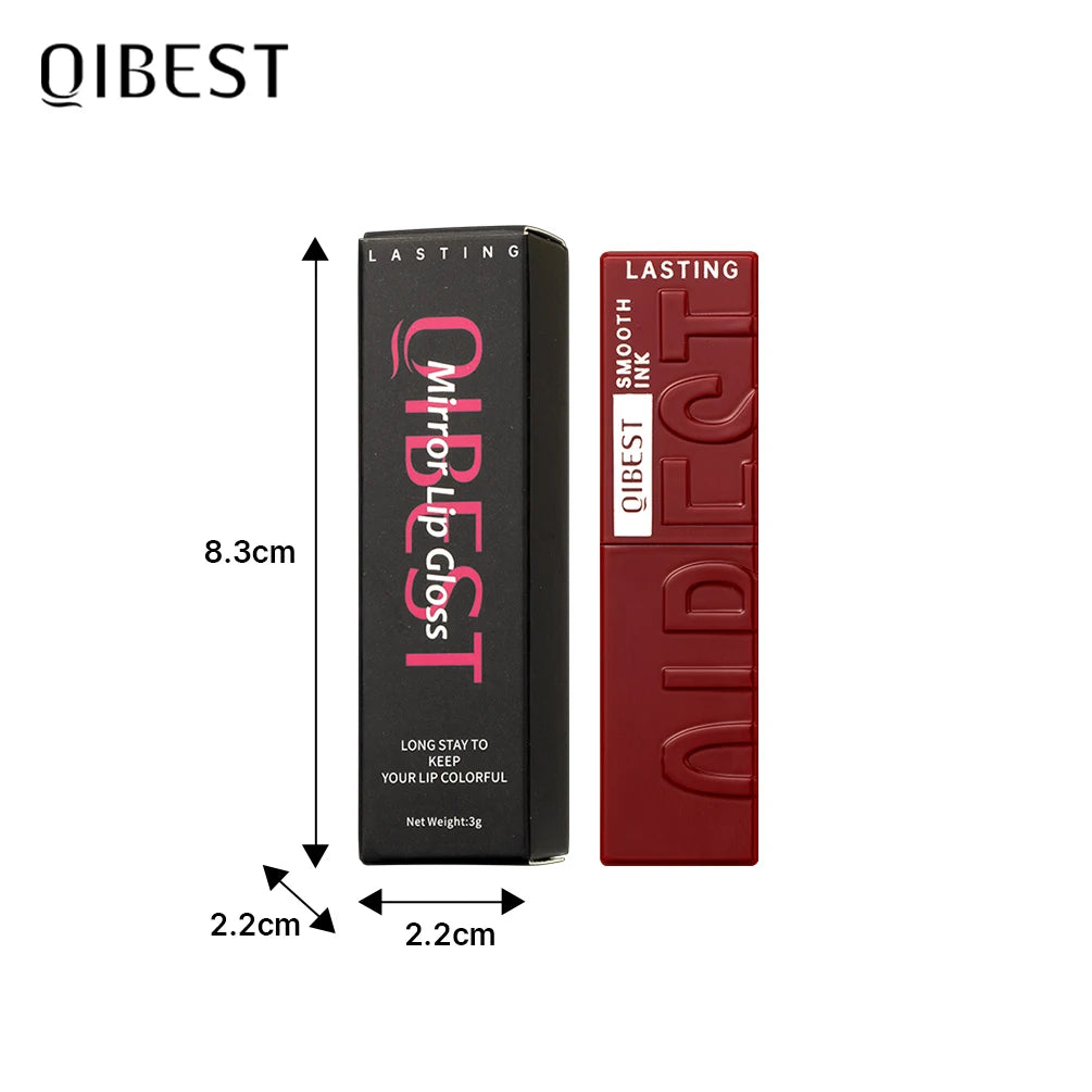 Watery Lip Gloss Waterproof Long Lasting Mirror