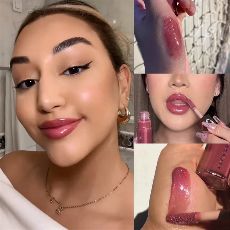 Fenty Beauty Transparent Lip Glaze Color Mirror Shine Glitter Lip Gloss Balm Sexy Lip Plumper Cosmetics Makeup Liquid Lipstick