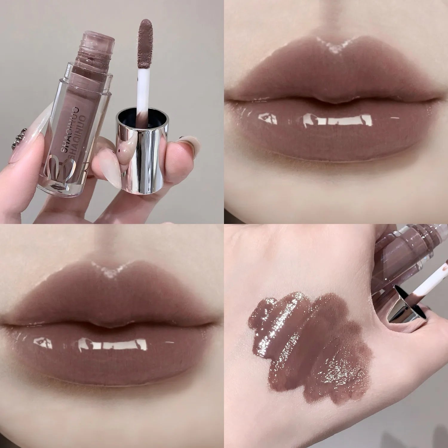 Royal Water Light Mirror Lip  Sparkling Lipstick Lip Oil