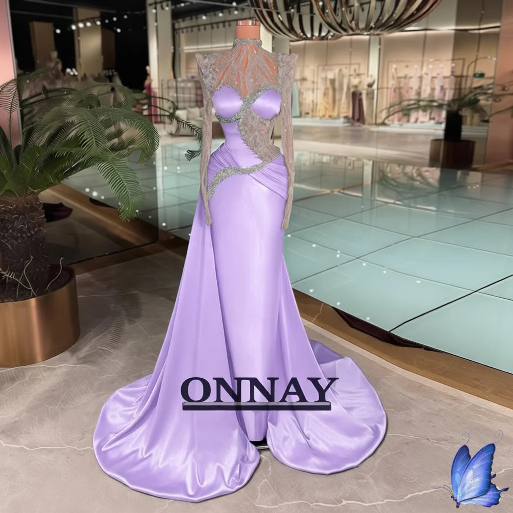 JASMINE ROYAL- ROBE DE SOIREE-LUXURY DRESS