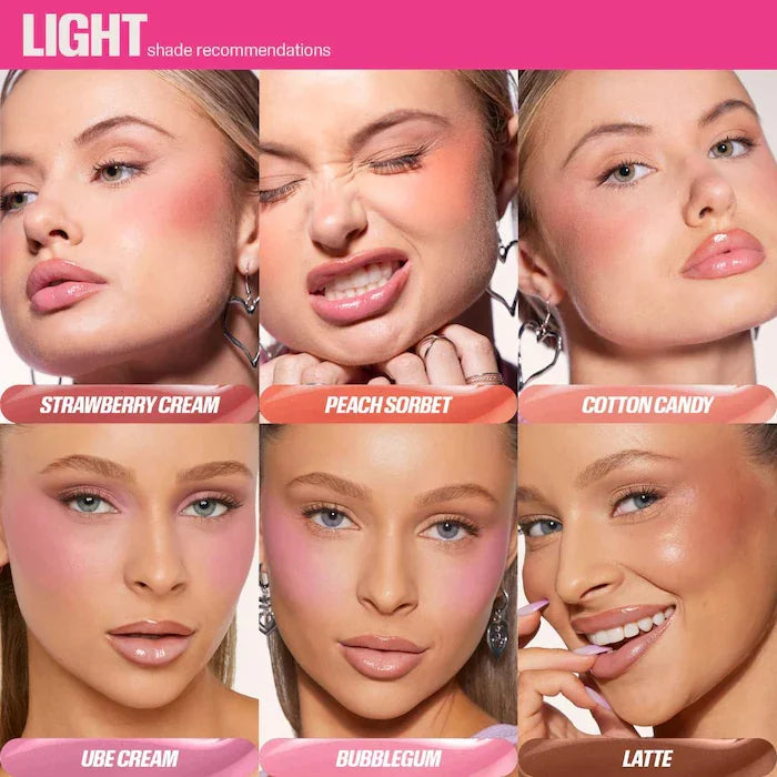 Fashion Beauty Blush Filter Soft Glow Liquid Blush Shiny Lip Gloss