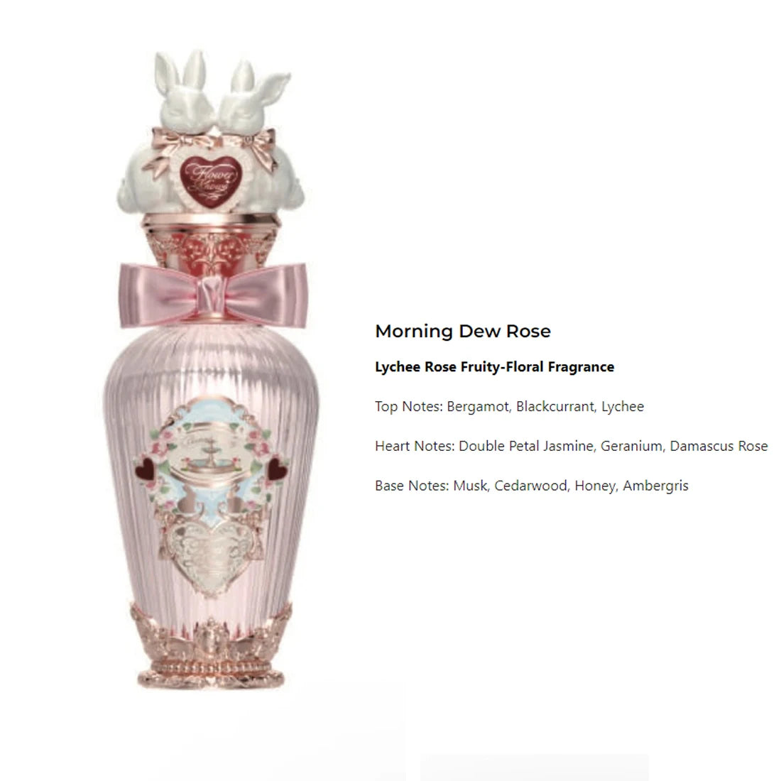 Flower Knows Bunny Garden Perfume Sweet Floral Long Lasting Fragrance for Women Cute Aesthetic Light Fresh Scent Daily Wear