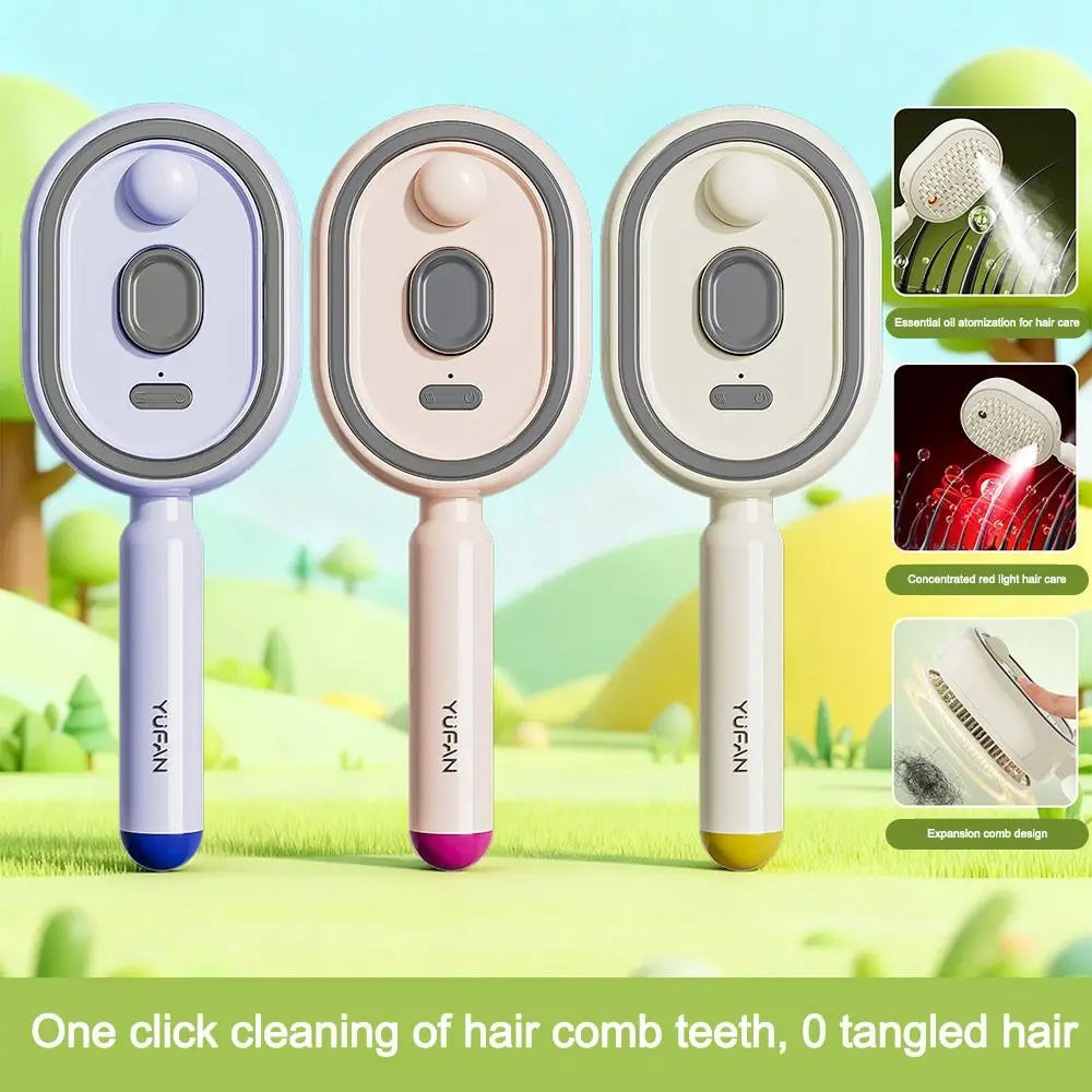 Durable Electric Hair Care Spray Massage Comb Anti-static Self-cleaning Spray Airbag Combs Hair Oil Applicator Gifts
