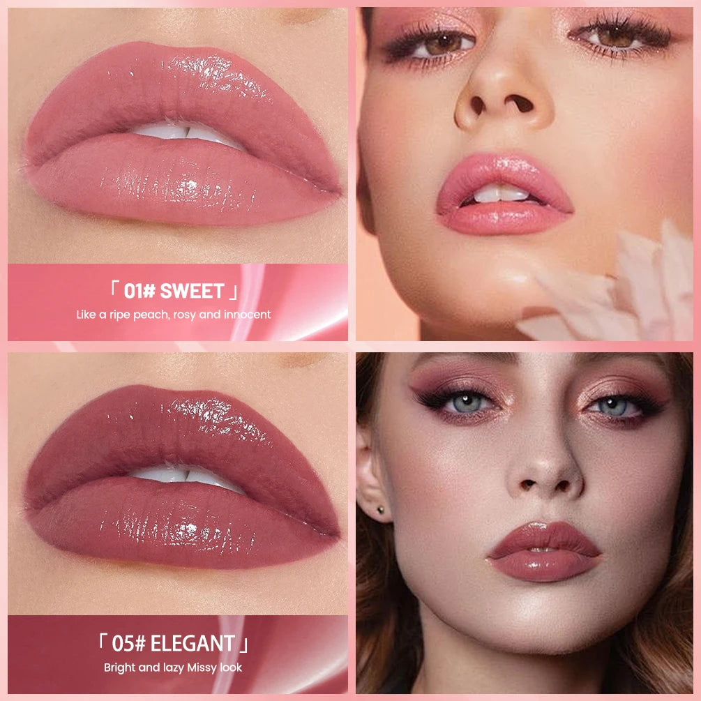 Watery Lip Gloss Waterproof Long Lasting Mirror
