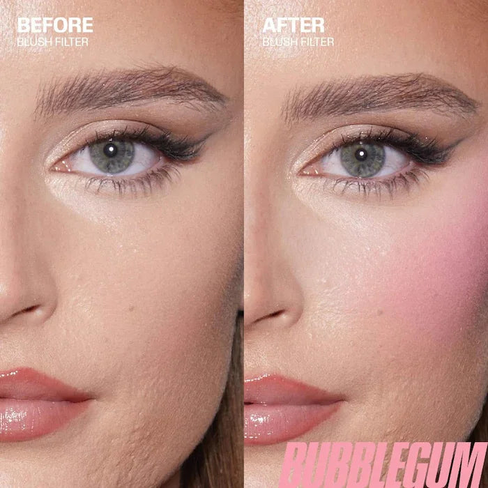Fashion Beauty Blush Filter Soft Glow Liquid Blush Shiny Lip Gloss