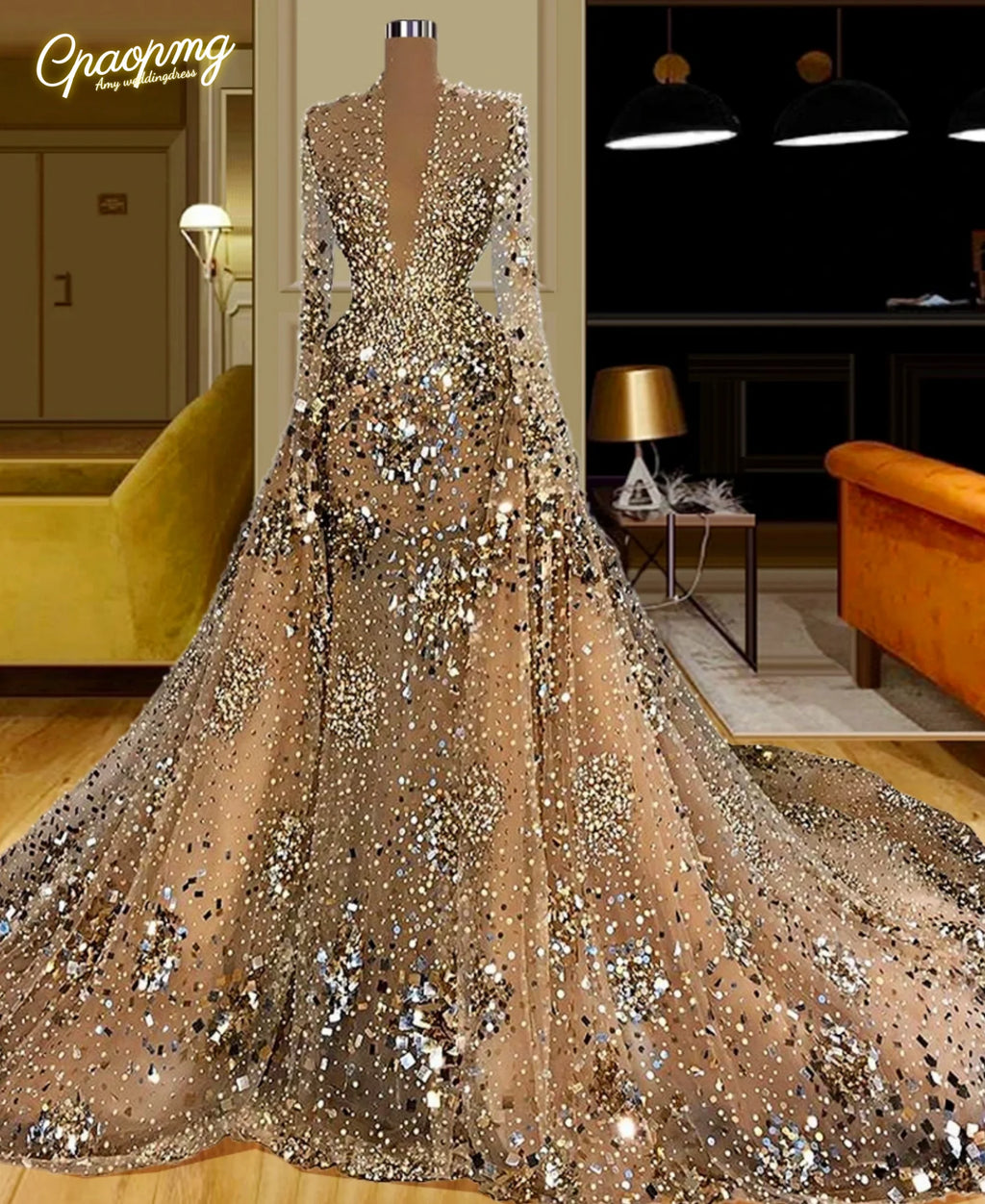 Aura Royal Robe de Soire- Luxury Dress