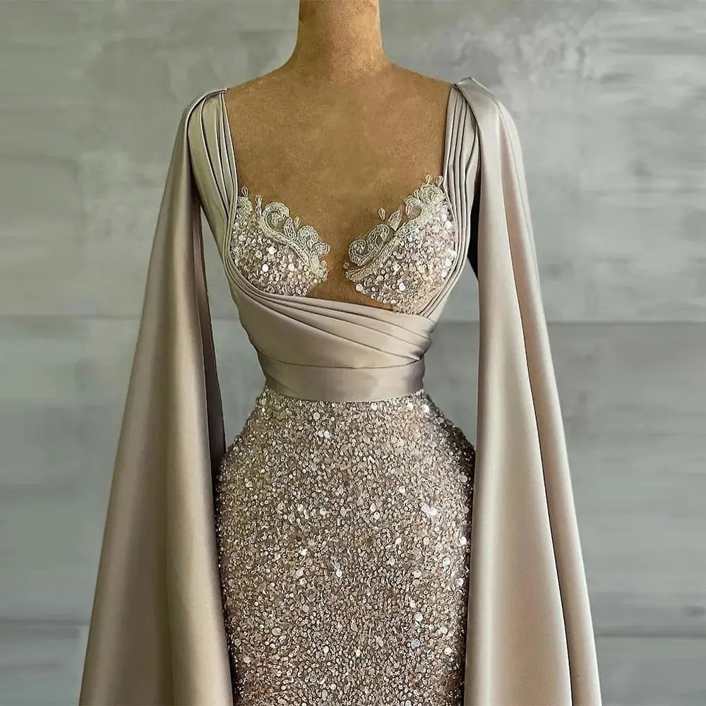 CAPRI ELEGANCE- ROBE DE SOIREE-LUXURY DRESS