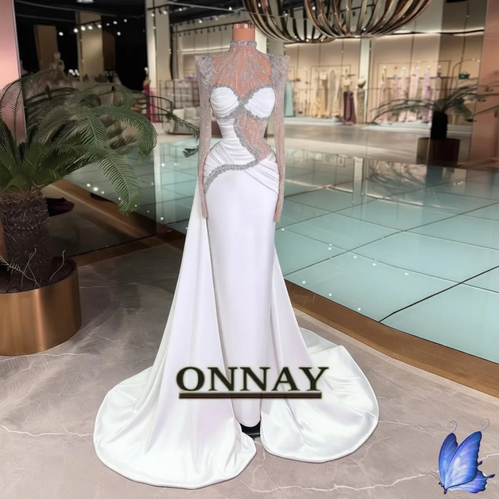 JASMINE ROYAL- ROBE DE SOIREE-LUXURY DRESS