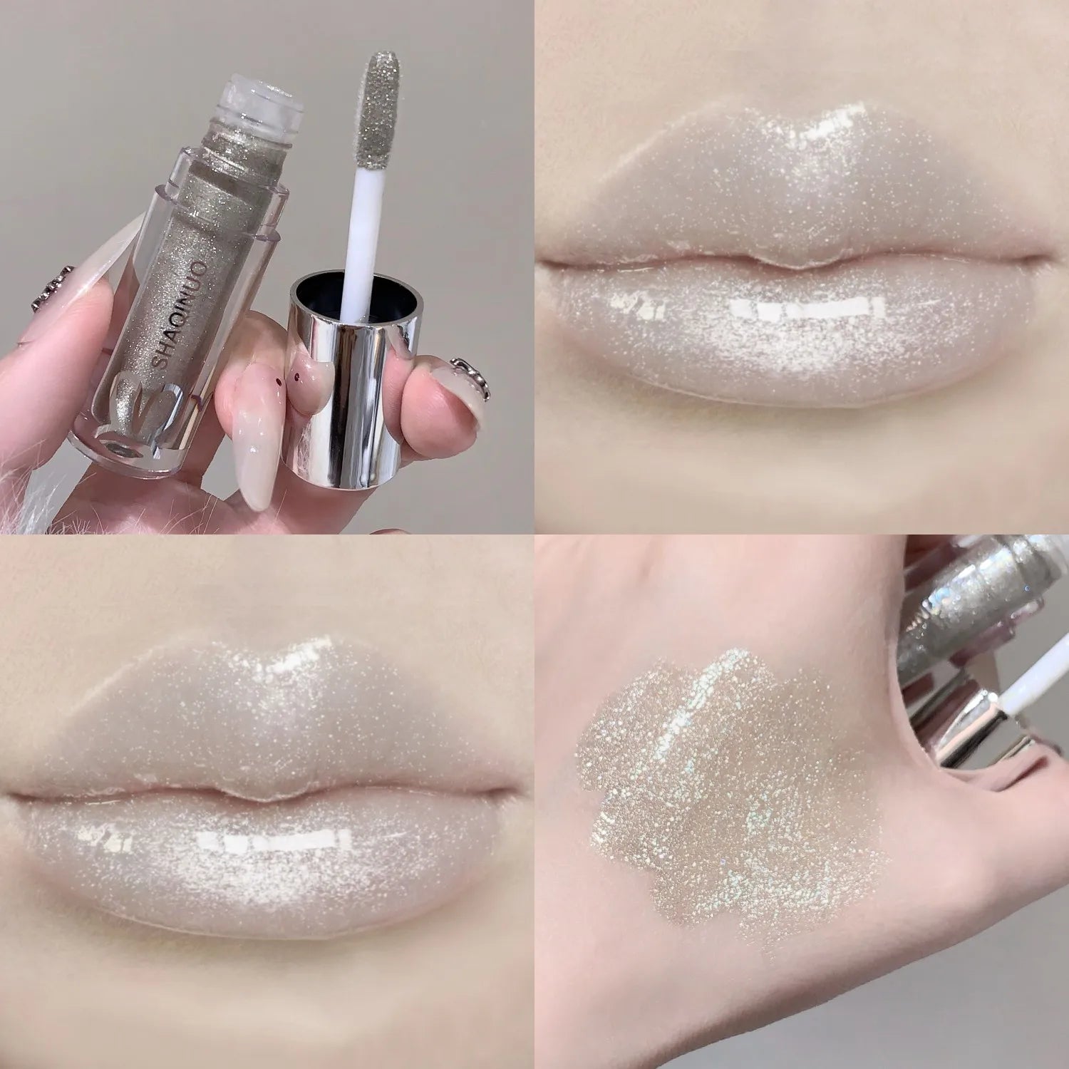 Royal Water Light Mirror Lip  Sparkling Lipstick Lip Oil