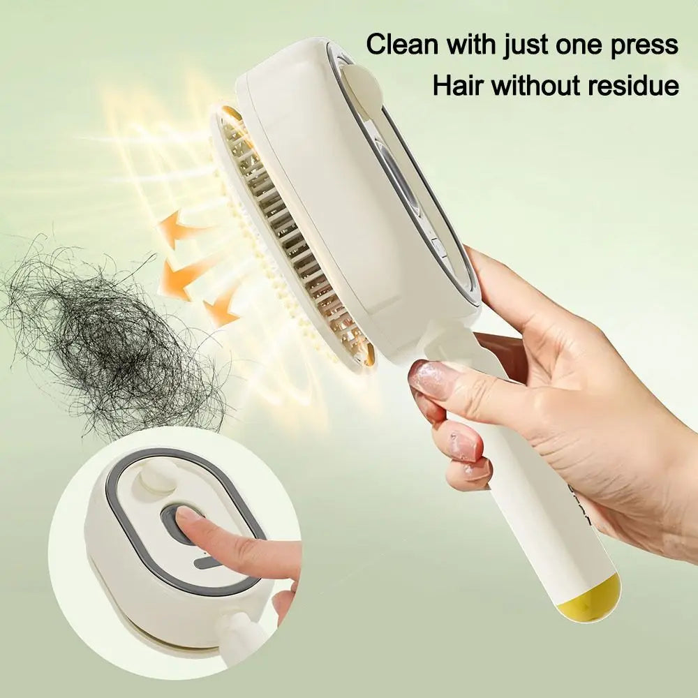 Durable Electric Hair Care Spray Massage Comb Anti-static Self-cleaning Spray Airbag Combs Hair Oil Applicator Gifts