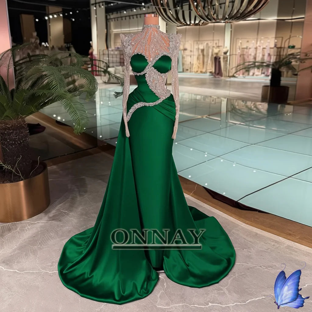 JASMINE ROYAL- ROBE DE SOIREE-LUXURY DRESS