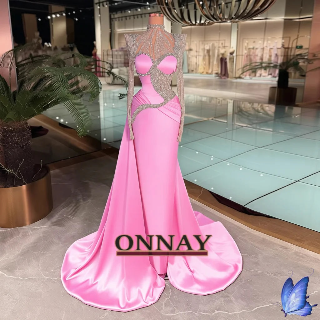 JASMINE ROYAL- ROBE DE SOIREE-LUXURY DRESS