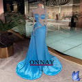 JASMINE ROYAL- ROBE DE SOIREE-LUXURY DRESS