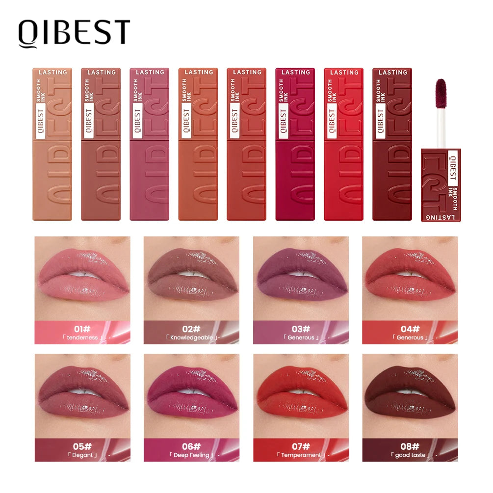 Watery Lip Gloss Waterproof Long Lasting Mirror